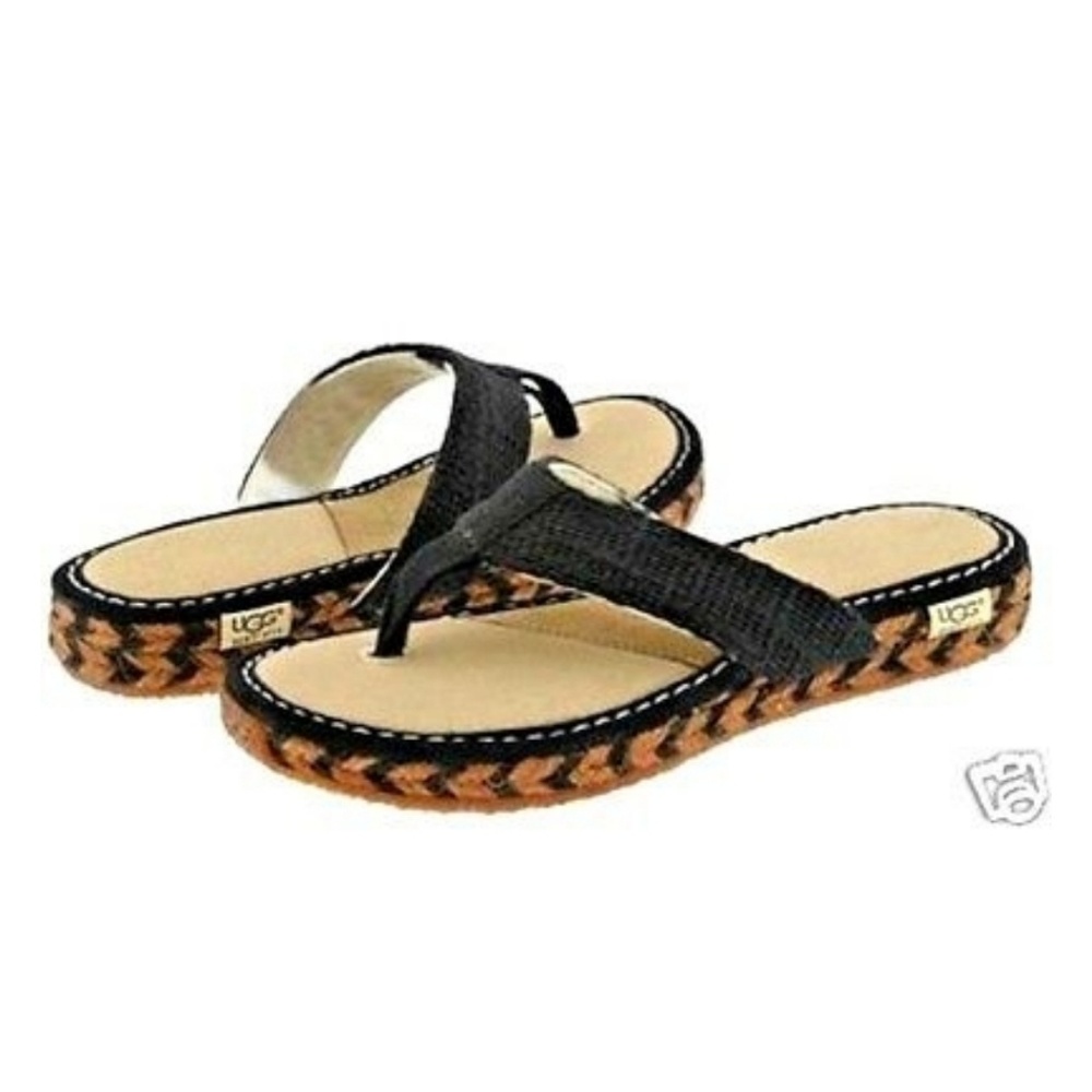 Authentic UGG Australia Black Playa Flip Flop Styl